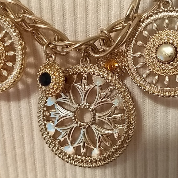 🆕ABSOLUTELY STUNNING GOLD NECKLACE & EARRINGS🆕 - Picture 7 of 9